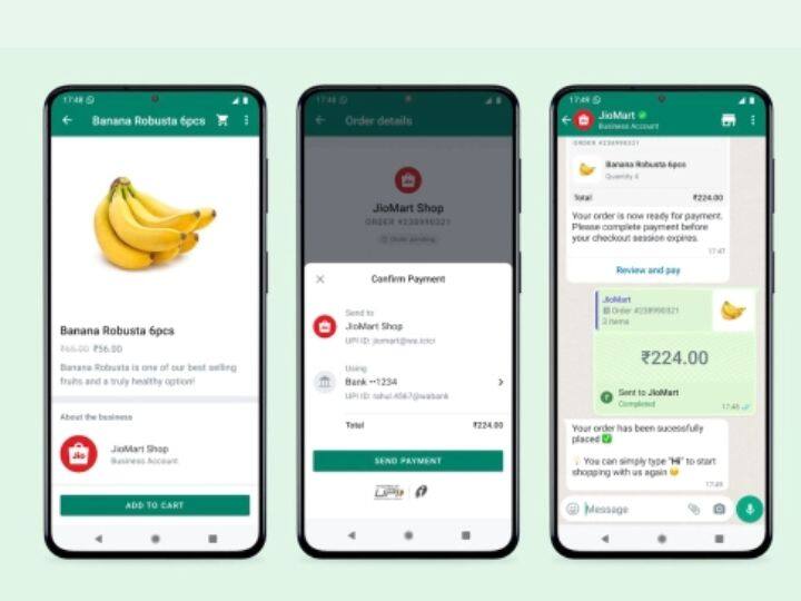 Now you can buy groceries on WhatsApp-Meta and Jio Platforms collaborate to launch JioMart on WhatsApp आता व्हॉट्सअॅपवर खरेदी करता येईल किराणा माल, मेटा आणि जिओची हातमिळवणी