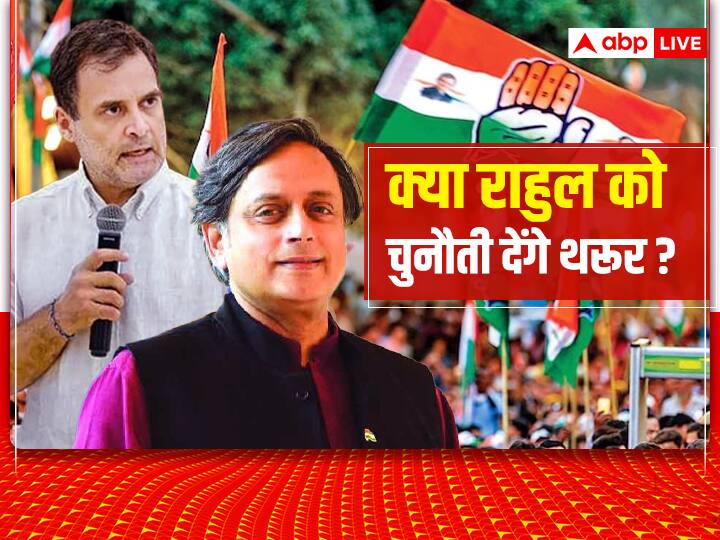 Congress President Election: Shashi Tharoor Planning to elect for congress president election Congress President Election: क्या राहुल गांधी को शशि थरूर देंगे चुनौती? 17 अक्टूबर को कांग्रेस अध्यक्ष का चुनाव