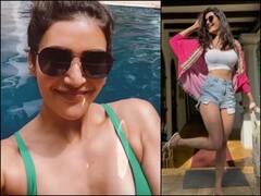 बिकिनी पहन गोवा में पूल में उतरीं अभिनेत्री Karishma Tanna, पति के बर्थडे पर किया ग्रैंड सेलिब्रेशन