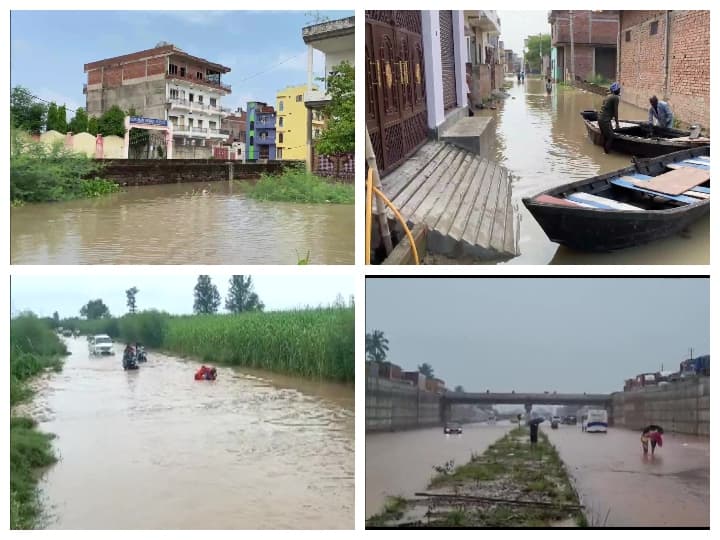 India Weather Heavy Rainfall in Uttarakhand Uttar Pradesh Flood Varanasi Ganga Yamuna Karnataka Heavy Rain Flood: उत्तर से दक्षिण तक आसमानी आफत से इंसान बेहाल- यूपी के कई जिलों में बाढ़ के हालात, बेंगलुरु में आज स्कूल बंद