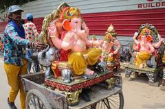 Ganesh Chaturthi: Devotees Across Country Welcome Bappa With Larger-Than-Life Size Idols — See Pics