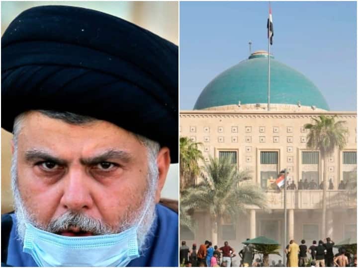 Iraq capital Baghdad Shiite cleric Moqtada al-Sadr quits politics, Violence erupts Iraq Protest: शिया धर्मगुरु मुक़्तदा अल सदर के इस्तीफे के बाद बगदाद में भड़की हिंसा, 20 की मौत, 300 लोग घायल