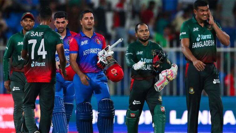 Asia Cup 2022 Afghanistan won the match by 7 wickets against Bangladesh in Match 3 at Sharjah Cricket Stadium BANG vs AFG, Match Highlights: ঝোড়ো ব্যাটিং নাজিবুল্লাহর, ৭ উইকেটে দুরন্ত জয়, টাইগার বধ করে সেমিতে নবি, রশিদরা