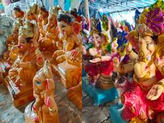 In Pics: बूंदी की हर गली में गणपति बप्पा की धूम, बढ़ी मूर्तियों की डिमांड, देखें तस्वीरें