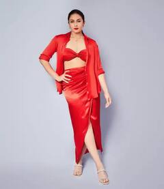 Huma Qureshi Pics: રેડ ડ્રેસમાં ખુબ જ સુંદર લાગી રહી છે હુમા કુરેશી, જોવા મળ્યો સિઝલિંગ લૂક