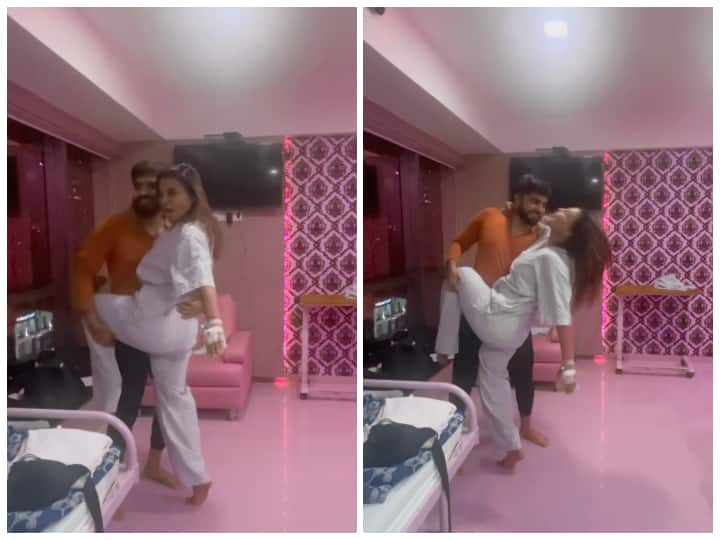 Rakhi Sawant Dances With BF Adil Durrani In Hospital Room Before Surgery Rakhi Sawant Dances With BF Adil Durrani In Hospital Room Before Surgery