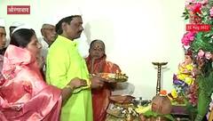 Photo : विरोधी पक्षनेते अंबादास दानवेंच्या निवासस्थानी गणरायाचे आगमन