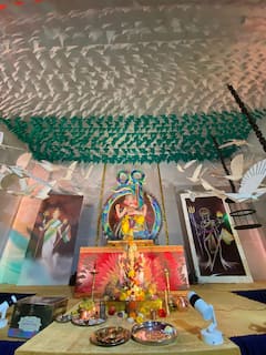 Ganesh Utsav 2022 : मुंबईतील महाविद्यालयातही गणेशोत्सवाची धूम; रुईया, रुपारेल आणि पोद्दार कॉलेजमध्ये बाप्पाचं आगमन