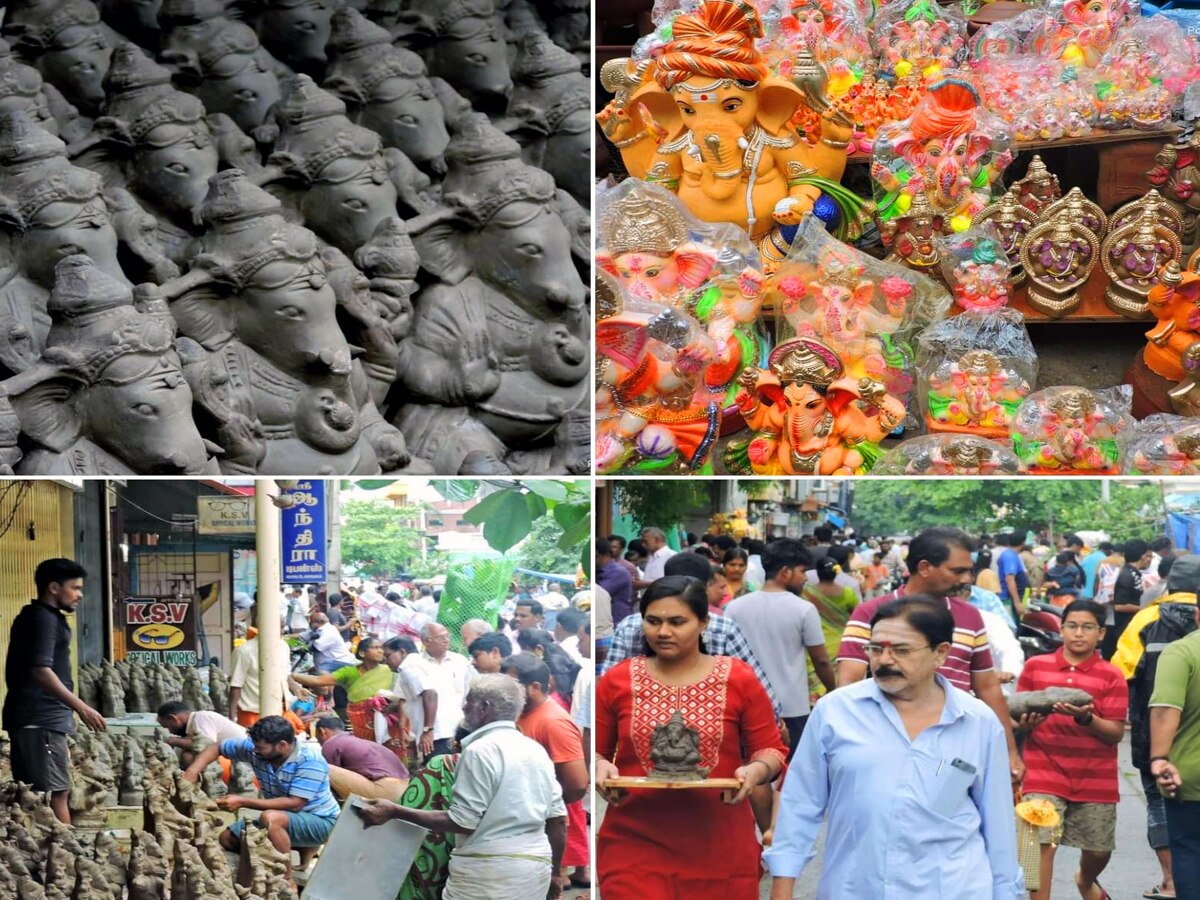 Vinayagar Chaturthi 2023: புதுவை ஸ்ரீமணக்குள விநாயகர் கோயிலில் சதுர்த்தி விழா! பக்தர்கள் நீண்ட வரிசையில் நின்று சாமி தரிசனம்