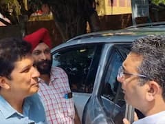 On Camera: AAP, BJP Leaders Engage In Brawl Outside Delhi Schools Over Corruption Charges