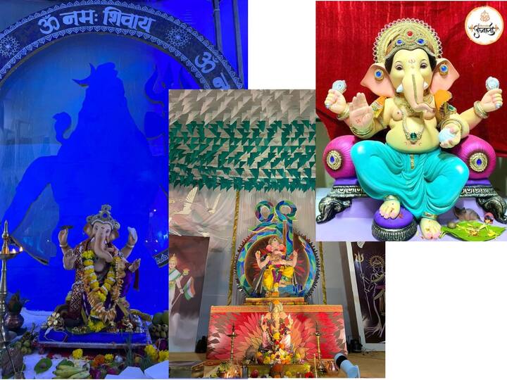 Ganesh Utsav 2022 :  मुंबईतील रुईया, रुपारेल आणि पोद्दार कॉलेजमध्ये बाप्पाचं आगमन झालं आहे.