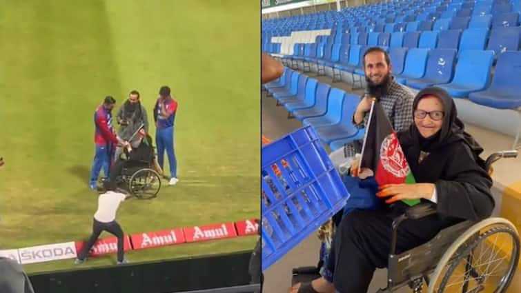 Asia Cup 2022: Afghanistan captain Mohammad Nabi meets old fan on wheelchair, video went viral Asia Cup 2022: মাঠেই ক্যান্সার আক্রান্ত বৃদ্ধার সঙ্গে দেখা করলেন আফগান অধিনায়ক, ভিডিও ভাইরাল