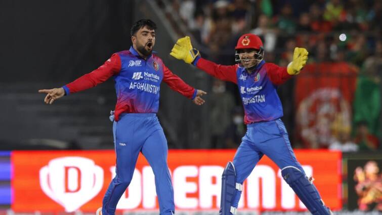 Rashid Khan T20 Record: সামনে শুধু শাকিব, বাংলাদেশের বিরুদ্ধে তিন উইকেট নিয়ে দ্বিতীয় সর্বোচ্চ উইকেটসংগ্রাহক হলেন রশিদ Rashid Khan becomes second-highest wicket-taker in T20Is Key statistics you must know Rashid Khan T20 Record: সামনে শুধু শাকিব, বাংলাদেশের বিরুদ্ধে তিন উইকেট নিয়ে দ্বিতীয় সর্বোচ্চ উইকেটসংগ্রাহক হলেন রশিদ