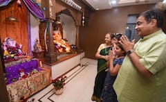 Vidarbha Ganeshotsav 2022 : विदर्भातील नेत्यांच्या घरी बाप्पांचे आगमन...