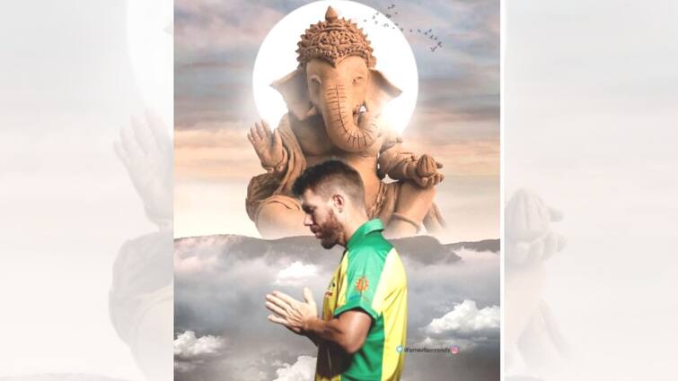 Indian fans in awe of David Warner as Australian opener's Instagram post on Lord Ganesha goes viral David Warner: গণেশ চতুর্থীর শুভেচ্ছায় ইনস্টাগ্রাম পোস্ট, ভারতীয়দের মন জিতলেন ওয়ার্নার