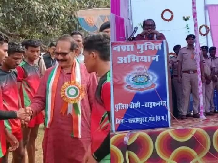 Balrampur-Ramanujganj district of Chhattisgarh, drug de-addiction campaign Education Minister Prem Sai Singh Tekam ANN Chhattisgarh News: नशा मुक्ति अभियान में पहुंचे शिक्षा मंत्री प्रेमसाय सिंह, शराब को लेकर दिया चौंकाने वाला बयान