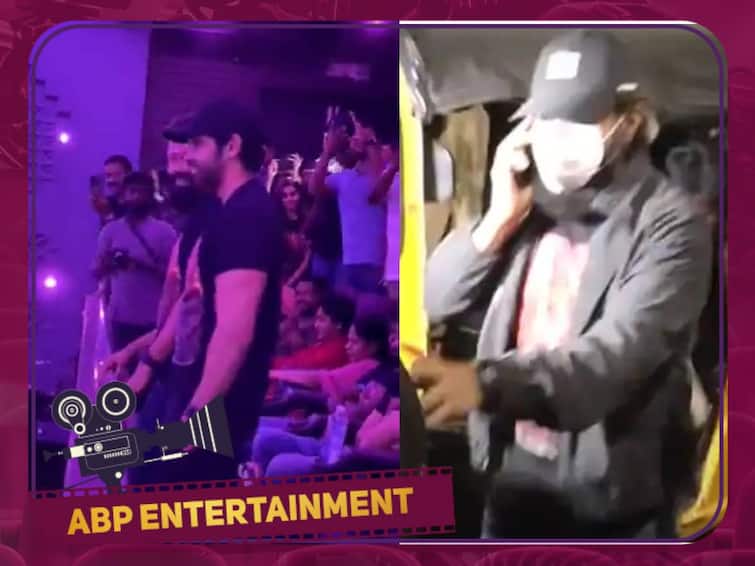 Actor vikram watching cobra movie with his son video viral Cobra: கோப்ரா படம் பார்க்க மகனுடன் ஆட்டோவில் வந்த விக்ரம்... கூட யார் யார் வந்தாங்க தெரியுமா?