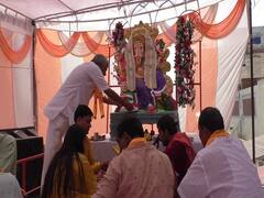 Ganesh Chaturthi 2022: भरतपुर में धूमधाम से मनाया जा रहा है गणेश महोत्सव, मंदिर में उमड़ी भक्तों की भारी भीड़, देखें तस्वीरें