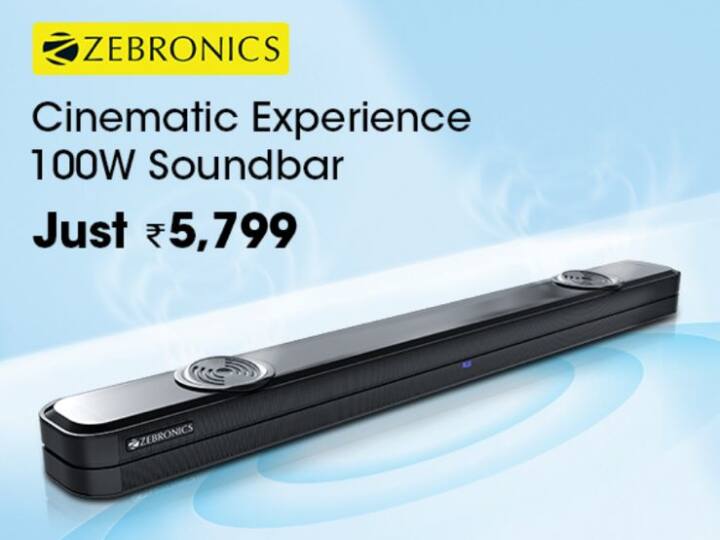 Amazon Sale On Zebronics Juke Soundbar Price Features Best Selling Soundbar Under 5000 Boat Aavante Soundbar Price Features Amazon Offer: 6 हजार रुपये से कम में खरीदें ये न्यू लॉन्च साउंड बार, 2 इन बिल्ट सबवूफर के साथ मिलेगा 100W का ऑडियो