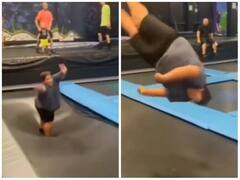Stunt Video: भारी भरकम शरीर वाले शख्स ने किया हैरतअंगेज स्टंट, होश उड़ा देगी कलाबाजी