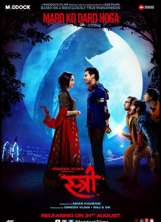 In Stree, the horror-comedy, Rajkummar played a love-sick hero revealing his penchant for comedy