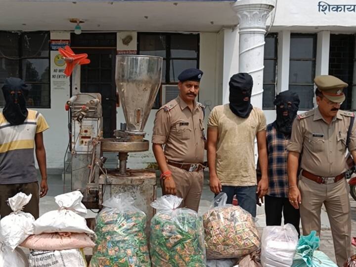Uttar Pradesh Kashipur, police raided factory making fake gutkha and polythene, ANN Kashipur Crime News: काशीपुर में पुलिस ने नकली गुटखा और पॉलीथिन बनाने वाली फैक्ट्री पर मारा छापा, बरामद हुई ये चीजें