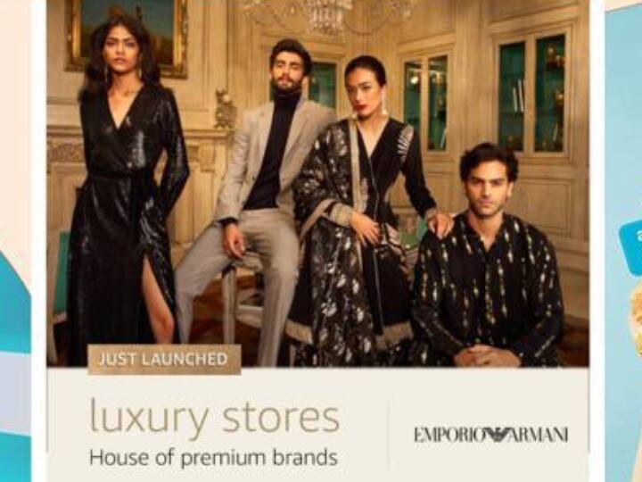 Amazon Luxury Store Sale RIVER Brand Satya Paul Sari Calvin Klein Dress Emporio Armani Watch Tommy Hilfiger Watch Amazon के लग्ज़री स्टोर की डील्स देखी क्या? खरीदें MK, CK और बड़े इंटरनेशनल ब्रांड के प्रोडक्ट सेल में