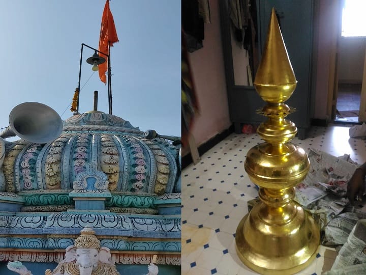 Solapur News : ऐन गणेशोत्सवात मश्रूम गणपती मंदिराच्या सोन्याचा कळस चोरीला, कळस दुसऱ्यांदा चोरीला गेल्याने भाविक संतप्त Ganesh Chaturthi 2022 Mushroom Ganapati temples gold dome stolen in Solapur devotees angry as dome stolen for second time Solapur News : ऐन गणेशोत्सवात मश्रूम गणपती मंदिराच्या सोन्याचा कळस चोरीला, कळस दुसऱ्यांदा चोरीला गेल्याने भाविक संतप्त