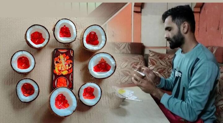 वसईतील चित्रकार कौशिक दिलीप जाधव नेहमीच नवनवीन कलाकृती बनवत असतात.