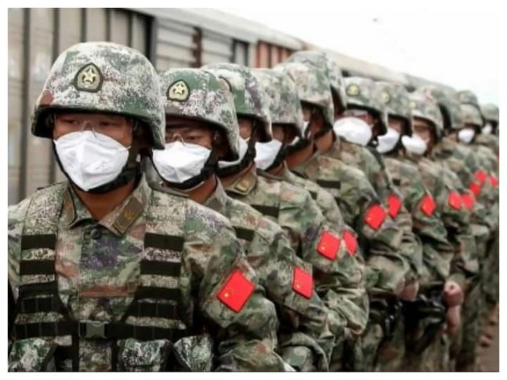 International military drills, Vostok 2022, have been launched in Russia's Far East, with countries including India and China taking part in it. This photo shows Chinese soldiers marching along a railway platform upon their arrival for 'Vostok-2022' military exercises at the Sergeevsky training ground at Primorskiy (Maritime) Kray of the Russian Far East. (Image: AFP)
