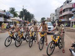 Photo : औरंगाबादमध्ये पोलिसांची आता सायकलवरून पेट्रोलिंग; गल्ल्याबोळ्यात सहज पोहचता येणार