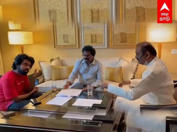GV Prakash ; மெட்டுப்போட்ட ஜி.வி.! பாட்டெழுதிய வைரமுத்து.. கலைமேகங்கள் கூடிய தருணம்