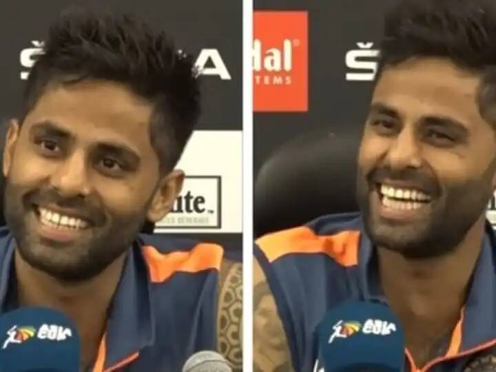 Suryakumar Yadav Could Not Stop Laughing After Listening To Pakistani Journalist's Question On Rohit Sharma And KL Rahul After The Match Against Hong Kong In Asia Cup 2022 Watch: રોહિત શર્મા અને કેએલ રાહુલ વિશે પાક. પત્રકારના સવાલ પર હસી પડ્યો સુર્યકુમાર, વીડિયો વાયરલ