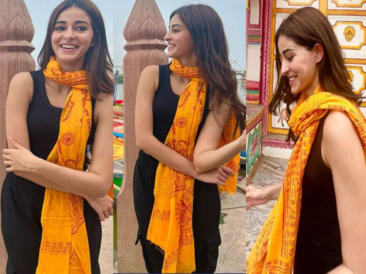 Ananya Panday Pics: मथुरा पहुंचीं अनन्या पांडे का बदला पहनावा, सिंपल लुक में करती दिखीं- 'राधे राधे' Ananya Panday Pics: मथुरा पहुंचीं अनन्या पांडे का बदला पहनावा, सिंपल लुक में करती दिखीं- 'राधे राधे'