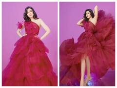 Pics: રેડ ગાઉન પહેરીને બાર્બી ડૉલ જેવી સુંદર લાગી Divya Khosla Kumar, તમે પણ જુઓ નવી તસવીરો.....