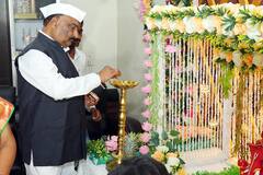 Photo : रोहयो मंत्री संदिपान भुमरेंच्या निवासस्थानी गणरायाचे आगमन