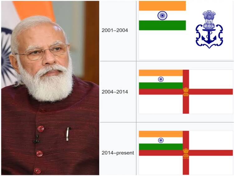 Indian Navy to get new flag as Modi govt gets rid of colonial St George Cross இந்திய கடற்படைக்கு புதிய கொடி… ஐஎன்எஸ் விக்ராந்த் இணைப்பு நிகழ்வில் வெளியிடும் பிரதமர்
