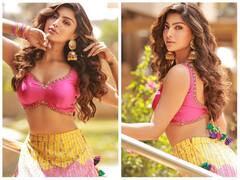 मल्टीकलर लहंगे में Akanksha Puri  लगीं बला की खूबसूरत, कातिलाना अदाएं देख फैंस हुए क्रेजी