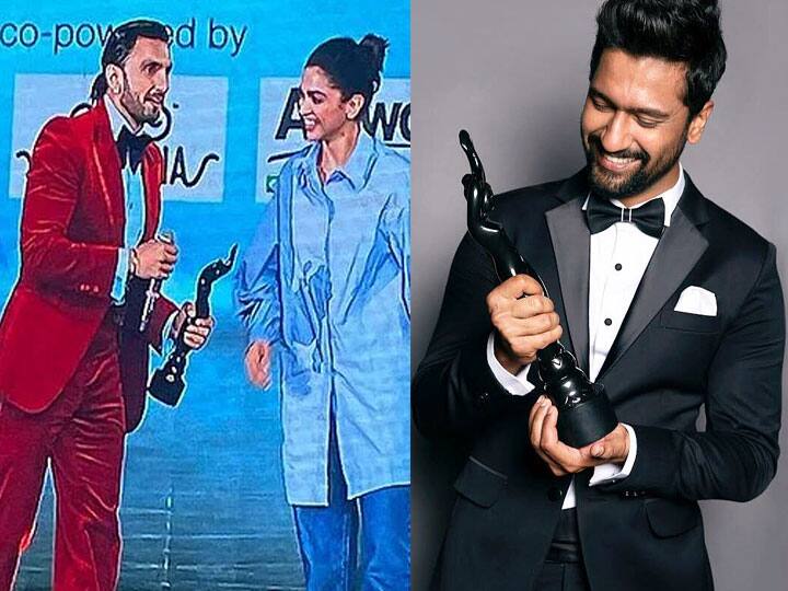 Ranveer Singh and Vicky Kaushal were seen dancing to Sidhu Moose Wala song During Filmfare Awards 2022, watch video Filmfare Awards: रणवीर सिंह और विक्की कौशल ने किया सिद्धू मूसेवाला के गाने पर जबरदस्त डांस, देखिए कैसा रहा दीपिका का रिएक्शन