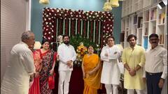 PHOTO : राज ठाकरे यांच्या घरी मुख्यमंत्र्यांची सदिच्छा भेट, पाहा फोटो