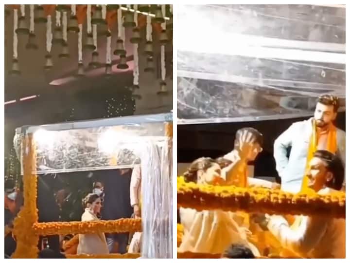 Deepika Padukone And Ranveer Singh Attend Ambani Family's Ganpati Visarjan - Watch Deepika Padukone And Ranveer Singh Attend Ambani's Ganpati Visarjan - Watch Deepika Padukone And Ranveer Singh Attend Ambani Family's Ganpati Visarjan - Watch