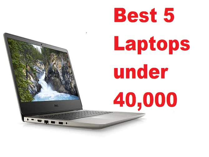 laptop of dell under 40000