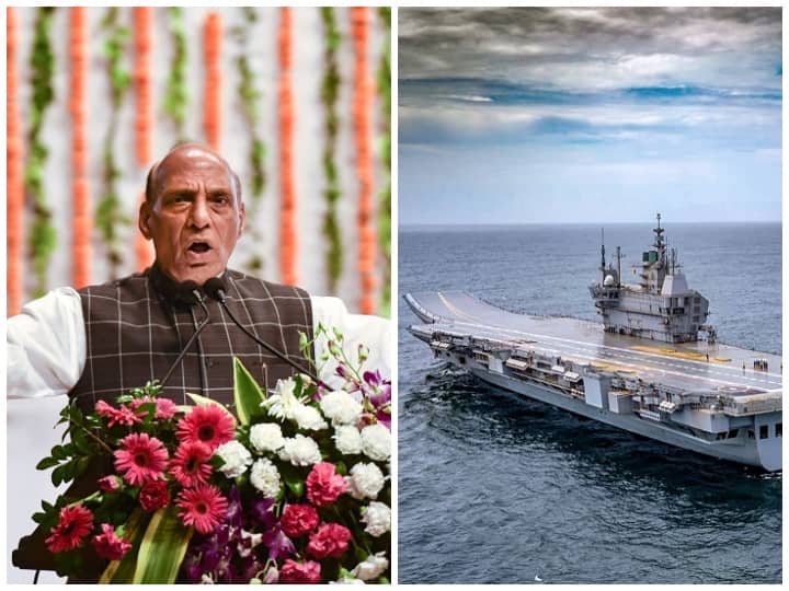 Defense Minister Rajnath Singh said INS Vikrant extraordinary symbol of self-reliant India Old Ships Never Die... भारत के बाहुबली INS विक्रांत को राजनाथ सिंह ने बताया भारत का असाधारण प्रतीक