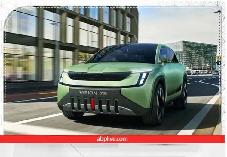 skoda-auto-unviels-thier-first-concept-car-vision-7s-see-full-details Skoda Vision 7S: দুর্দান্ত ডিজাইন ! নতুন কনসেপ্ট ইভি আনছে স্কোডা, দেবে ৬০০ কিমি রেঞ্জ