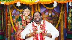 Wedding Album Of Actress Mahalakshmi And Producer Ravindar Chandrasekaran - PICS