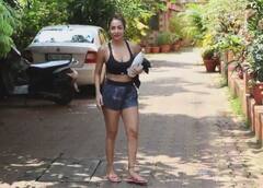 Malaika arora Gym: હોટ જિમ લૂકમાં મલાઈકાનો કાતિલ અંદાજ થયો વાયરલ, જુઓ બોલ્ડ તસવીરો
