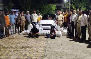 Wardha : सिनेस्टाईलने सापळा रचून 264 किलो गांजासह 30 लाख रुपयांचा मुद्देमाल जप्त, वर्धा स्थानिक गुन्हे शाखेची कारवाई