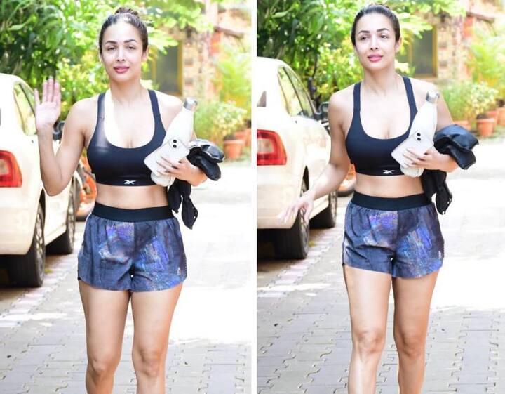 Malaika arora Gym: હોટ જિમ લૂકમાં મલાઈકાનો કાતિલ અંદાજ થયો વાયરલ, જુઓ બોલ્ડ તસવીરો