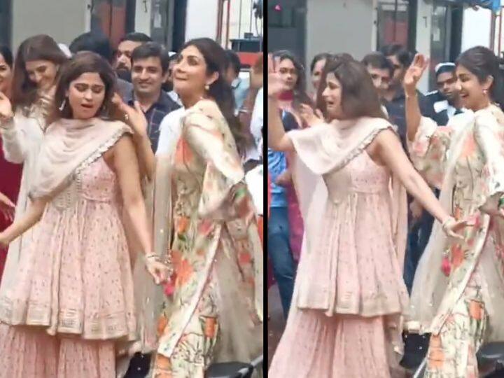 Shilpa Shetty dances on this song of ‘Pushpa’ with fractured leg, watch this video