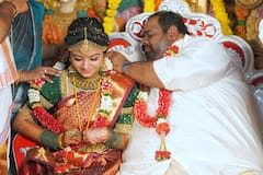 Wedding Album Of Actress Mahalakshmi And Producer Ravindar Chandrasekaran - PICS